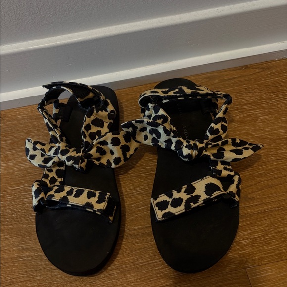loeffler randall leopard sporty sandals maisie - Picture 2 of 4